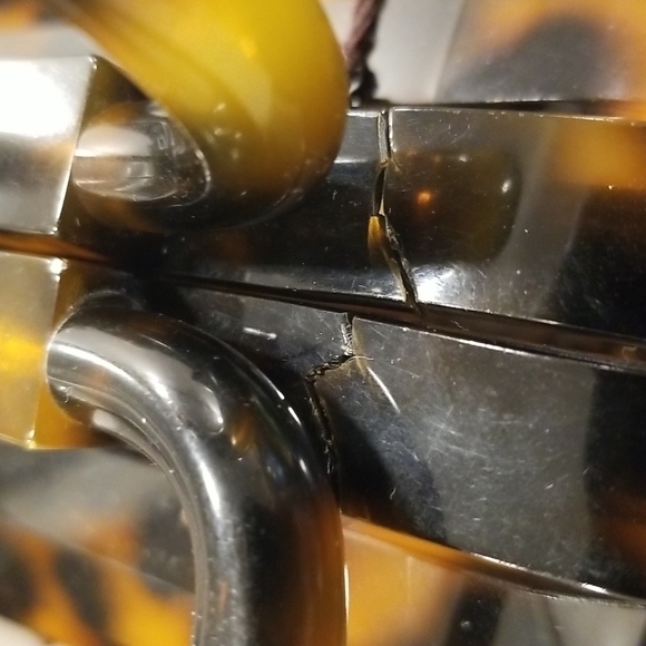 💕CULT GAIA💕 Lillith Bag ~ Tortoise Acrylic Mini Top Handle Bag Collapsible - Picture 16 of 16